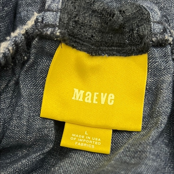 Anthropologie Maeve Women's Blue Spaghetti Strap Top - Picture 4 of 5